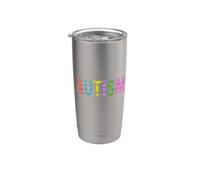 L'autisme est mon super pouvoir Gobelet isotherme en acier inoxydable double paroi