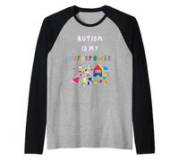 l'Autisme est Mon Super Pouvoir Manche Raglan