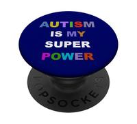 l'Autisme est Mon Super Pouvoir PopSockets PopGrip Adhésif