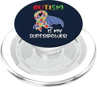 l'Autisme est Mon Super Pouvoir Puzzle Sensibilisation à l'Autisme PopSockets PopGrip pour MagSafe