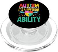 l'Autisme n'est Pas Un Handicap, C'est Une capacité différente l'Autisme PopSockets PopGrip pour MagSafe