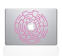 L'Autocollant Guru Cercle Labyrinthe MacBook Autocollant en Vinyle - 33 cm MacBook Pro (2016 et Plus récent) - Rose (1289-mac-13 X imprimantes et scanners)