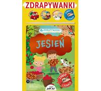 L'automne avec Mania et Tynie Carte à gratter - Magdalena Młodnicka (Kreativ für Kinder auf Polnisch)