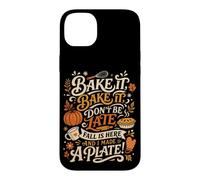 L'automne est là, J'Ai Fait Une Assiette Retro Autumn Baker Coque pour iPhone 14 Plus