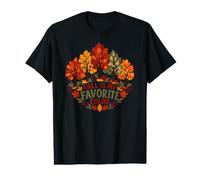 L'automne est ma Couleur préférée Saison d'automne Feuilles Amoureux Nature T-Shirt Graphique avec Valeur