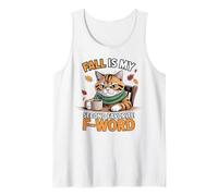 L'automne est Mon deuxième Chat drôle préféré de F Word Débardeur