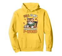 L'automne est Mon deuxième Chat drôle préféré de F Word Sweat à Capuche