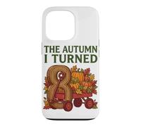 L'automne, J'Ai fêté Mes 8 Ans de Mariage avec Red Wagon Pumpkins Coque pour iPhone 13 Pro