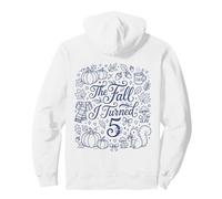 L'automne où J'Ai EU 5 Ans, Joli 5e Anniversaire d'automne Sweat à Capuche
