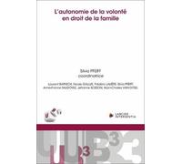 L'autonomie De La Volonté En Droit De La Famille