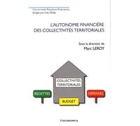 L'autonomie Financière Des Collectivités Territoriales