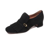 L'Autre Chose - Chaussure en daim - Femme - Chaussures - Noir - Taille: 39 EU