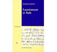 Lautréamont et Sade - Maurice Blanchot - Minuit - broché - Biographie