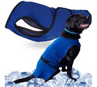 Lautus gilet fraicheur chien - veste légère pour petits chiens fermeture éclair/velcro - facile à mettre/enlever promenades/voyages/extérieur - XL