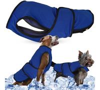 Lautus gilet fraicheur chien - veste légère pour petits chiens fermeture éclair/velcro - facile à mettre/enlever promenades/voyages/extérieur - L