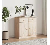 Lauuoeriau Home & Garden,Furniture-Buffet ALTA 77 x 35 x 73 cm en pin massif
