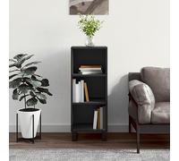 Lauuoeriau Home & Garden,Furniture-Buffet noir 34,5 x 32,5 x 90 cm en bois d'ingénierie