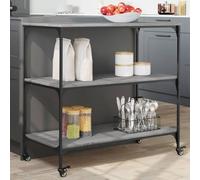 Lauuoeriau Maison & Jardin, Meubles Desserte de cuisine Gris Sonoma 102 x 50 x 95 cm
