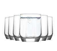 Lav 12x Diamond Shot Lunettes de verre Verre Tireuse Tumblers 80ml Clear