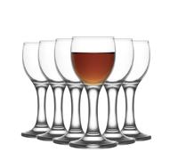 Lav 12x Misket Sherry Lunettes Liqueur Schnaps après le dîner Goblets 55ml Clear
