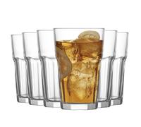 Lav 6x aras Highball Lunettes Highball Jus d'eau Cocktail Tumblers 300ml Clear