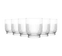 LAV 6X Clair 330ml Tokyo Verres è Whisky - Verre Eau Vin Whisky Gin Jus Cocktail Buvant Verrerie Tasse Ensemble