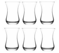 Lav Ajda Ensemble de verres à thé 6 pièces - 165 ml - transparent & résistant à la chaleur