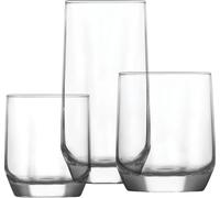 LAV Ensemble de 18 verres à boire "Série Diamond" 215/310/385 ml