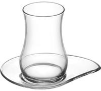 Lav Ensemble verres à thé turc avec soucoupe de haute qualité EVA oriental arabe café kahve bar club Cay seti bardagi 6 verres à thé + 6 soucoupes