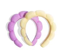 LAV KIDS Bandeau à bulles pour enfants, tissu doux et absorbant - Violet et jaune, taille unique (Bubble Duo)