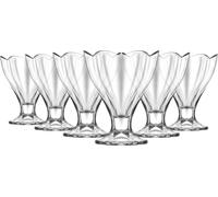 LAV Lily Coupe à glace en verre - 250 ml - 6 pièces