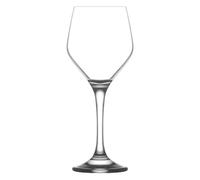 LAV Lot de 6 Verres à vin Blanc Ella Transparents de 260 ML - Petit Verre Lavable au Lave-Vaisselle pour Mariage Noël fête d'anniversaire Verres à Boire Coffret Cadeau