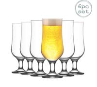 LAV Nevakar Stemmed Ensemble de verres à bière - Bières artisanales, ale et cidre - 385ml - pack de 6