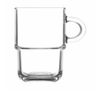 LAV Odin Set de verres avec anse - 6 pièces, 350 ml , Empilable - 8 x 11,5 cm