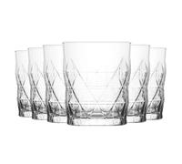 LAV Verres Tumbler à Whisky Keops - pour Whisky on The Rocks - 345 ML - Lot de 6