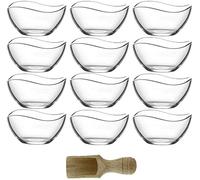 LAV Vira Lot de 12 bols en verre - Bols dessert, apéritif - 310 ml