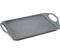 Lava - 43 Cm Plate De Grill - Fabriqué En Aluminium Forgé - Quananium Intérieur Noir - Pour Tous Les Incendies - Point D'Induction - Utilisation Quotidienne Du Germe