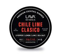 LAVA Clásico Presse-cocktail Chile Lime Clásico 141,7 g entièrement naturel Bloody Mary Rimmer Michelada Sel Margarita sans dioxyde de silicium avec couvercle à visser