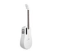LAVA MUSIC - LAVA ME 4 CARBON SERIES 38'' - Guitare électro acoustique blanche avec housse