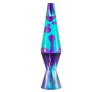 LAVA® - Lampe Aurore Boréale Lava 2047, cire violette, liquide sarcelle, base et capuchon décoratifs, lampe à mouvement de marque LAVA® d'origine de 14,5 pouces, Aurora Boreale