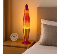 Lava Lampe Lumière Magma de Table LED Brillant D'Ambiance Orange Multicolore H