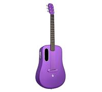 LAVA ME 4 Guitare électro-acoustique en fibre de carbone avec système FreeBoost 3.0, guitare intelligente avec housse de guitare, câble de données e truss rod, prend en charge Wi-Fi 2,4 GHz