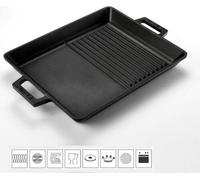 LAVA METAL Assiette duo en fonte 26x32cm