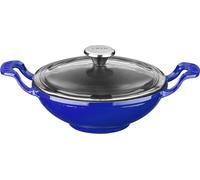 LAVA METAL Wok en fonte 16 cm - bleu