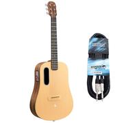 Lava Music ME4 Guitare Spruce 36" Woodgrain Brown avec étui et câble Keepdrum