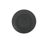 Lava Stone Assiette plate, ø : 210 mm, black