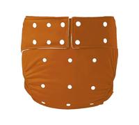 Lavable Couche Adulte,Nappy Réglable Réutilisable Pantalon Incontinence avec Poche Sous-Vêtements étanches pour Adultes Pour L'Incontinence(Brown,Large)