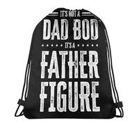 Lavable en Machine Sac De Gym Ce n'est Pas Un Papa BOD, C'est Une Figure Paternelle Sac À Dos Cordon Léger Pratique Sac De Jeu pour Plage, École, Les Voyages