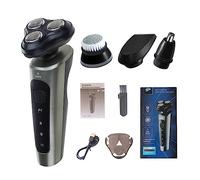 Lavable, rechargeable, portable, étanche, indolore, rasoir électrique multifonction, chargeur USB, machine pour hommes, tondeuse à barbe étanche, outil de toilettage pour hommes, rasoir quatre en un,
