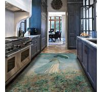 Lavable Tapis 200x300 pour Salon Grands carpette antidérapants Doux à Poil Bas Descente de lit résistante aux Taches d intérieur Plaid Femme avec Parapluie Imprimés célèbres Table Chevet